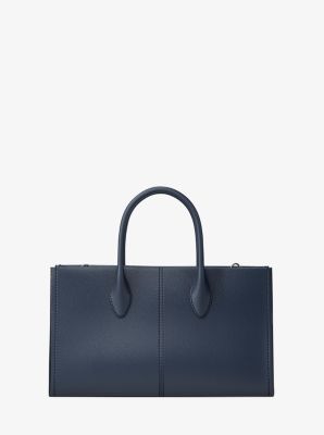 Sacoche Mirella de taille moyenne en cuir grain&eacute;