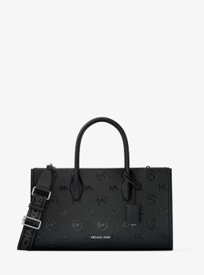 Sacoche Mirella de taille moyenne &agrave; logo grav&eacute; in NOIR | Michael Kors