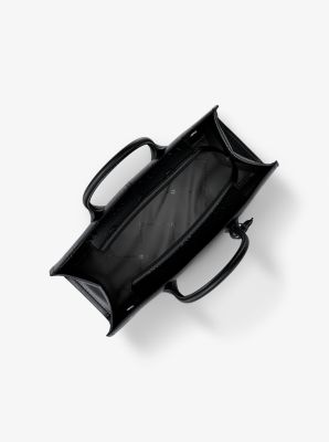 Sacoche Mirella de taille moyenne &agrave; logo grav&eacute; in NOIR | Michael Kors