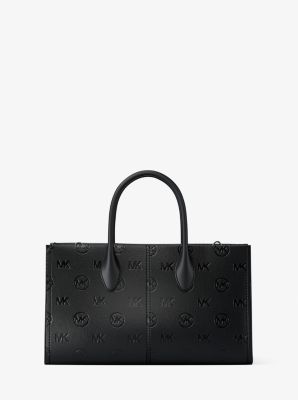 Sacoche Mirella de taille moyenne &agrave; logo grav&eacute; in NOIR | Michael Kors
