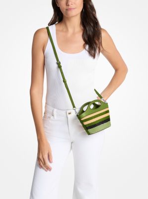 Petit sac &agrave; bandouli&egrave;re Tatum tiss&eacute; &agrave; rayures