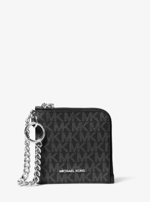 Jet Set Travel Medium Signature Logo Chain Wallet