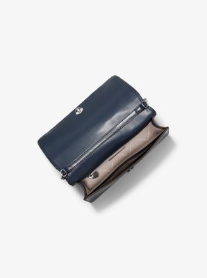 Jet Set Travel Woven Signature Logo Crossbody Bag in ADMIRAL | Michael Kors