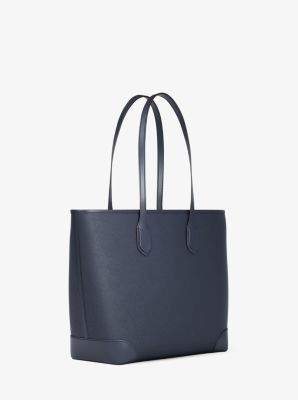 Bolso tote Eva grande de piel saffiano in AZUL MARINO | Michael Kors