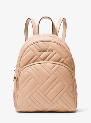 Abbey Medium Quilted Leather Backpack Michael Kors Canada