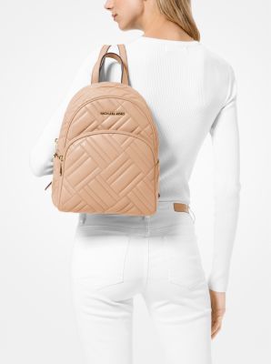 Abbey Medium Quilted Leather Backpack Michael Kors Canada