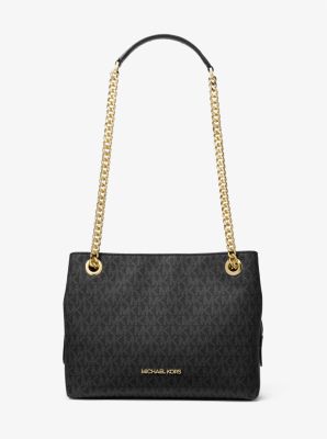 Jet Set Medium Logo Chain Shoulder Bag | Michael Kors