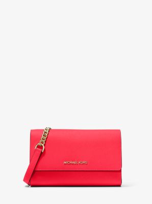 Descubrir 80+ imagen crossbody michael kors red bag