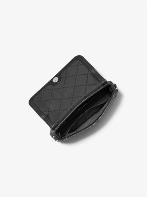 Saint Laurent YSL Monogram Chevron Quilted Pouch Bag/Wallet