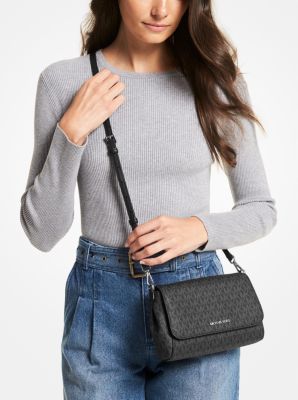 michael kors medium logo convertible crossbody bag bisque｜TikTok Search