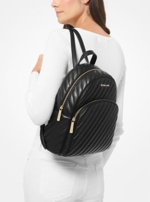 Abbey Medium Quilted Leather Backpack | Michael Kors