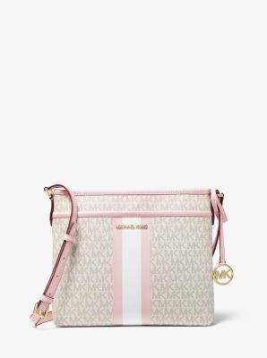 Bedford Small Logo Stripe Crossbody Bag | Michael Kors