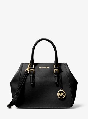 Charlotte Large Leather Satchel | Michael Kors