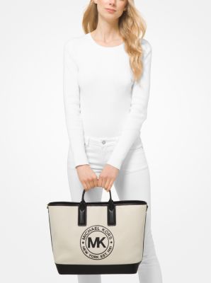 Michael kors fulton clearance tote white