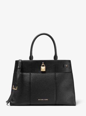 Michael kors gramercy deals large leather satchel