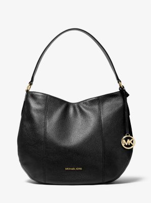 Michael michael kors brooke medium pebbled leather shoulder hot sale bag