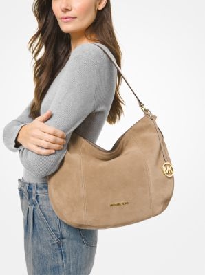 Brooke Large Suede Shoulder Bag Michael Kors Canada