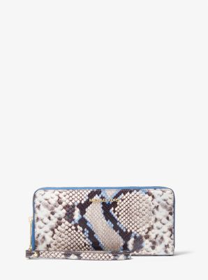 michael kors python wallet