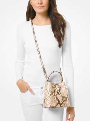 MICHAEL MICHAEL KORS Suri Small Logo Crossbody Bag Grapefruit MSRP: $328.00