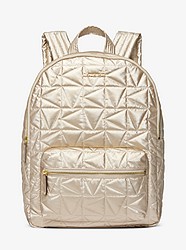 Winnie Large Metallic Quilted Backpack - PALE GOLD - 35T0GW4B7C