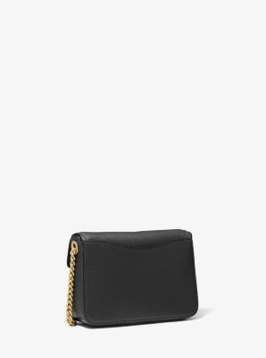 Michael Kors Wanda Small Pebbled Leather Crossbody Bag - Green