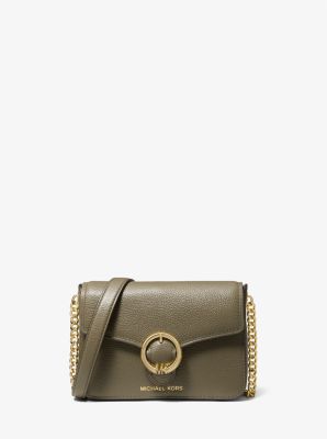 Wanda Small Pebbled Leather Crossbody Bag