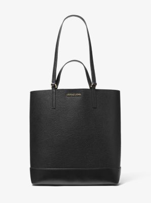 Kelli Large Two-Tone Pebbled Leather Tote Bag image number 0