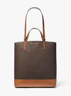 Kelli Large Two-Tone Logo Tote Bag