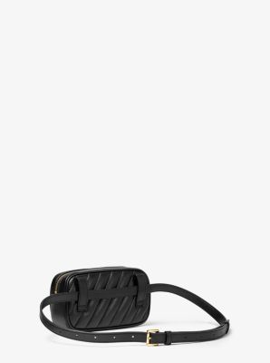 Michael Kors Rose quilted beltbag black 