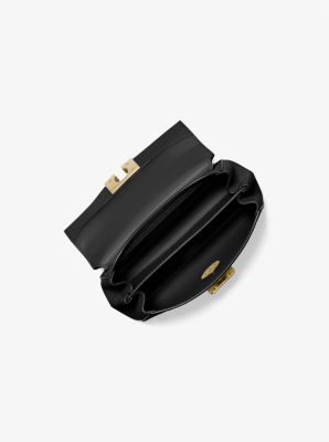 Michael Kors Lita Small Leather Crossbody Bag 35T0GXPC1O Black – LussoCitta