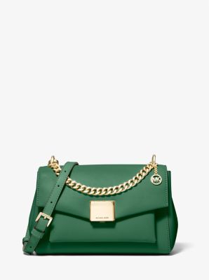 michael kors green crossbody