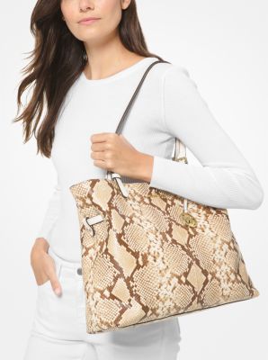 Michael kors python clearance bag online