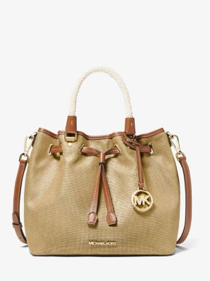 Blakely Large Metallic Canvas Tote Bag