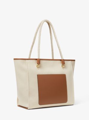 Blakely Large Canvas Tote Bag Michael Kors Canada