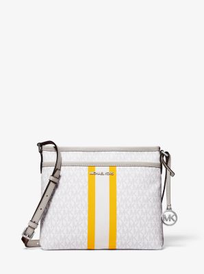 Bedford Small Logo Stripe Crossbody Bag | Michael Kors