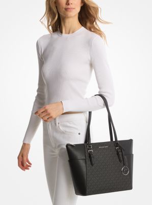 Michael Kors Charlotte Signature Large Top Zip Tote