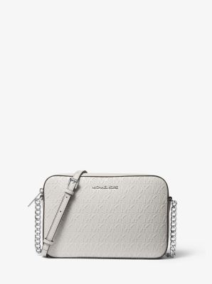 grey michael kors crossbody bag