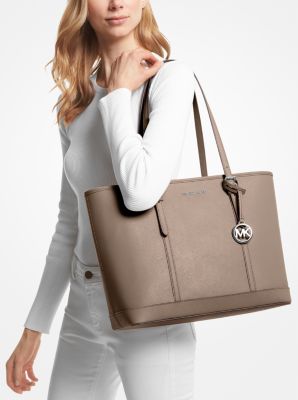 Jet set travel saffiano leather sale tote