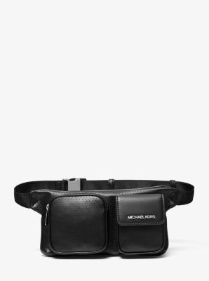 Michael kors leather belt on sale bag