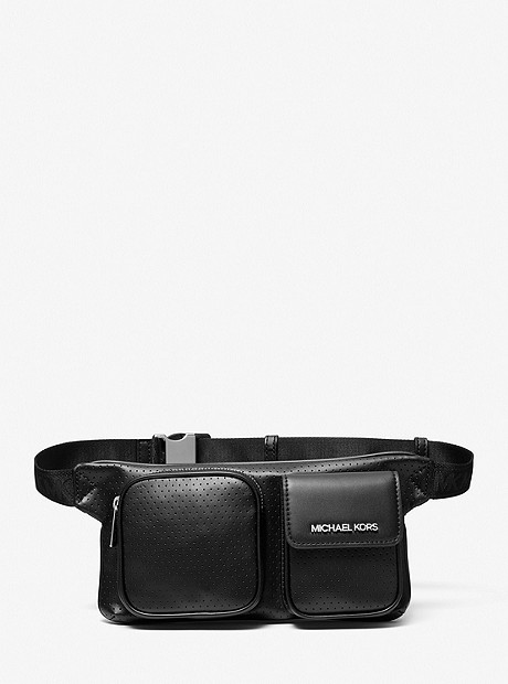 Hanover Medium Perforated Belt Bag - BLACK - 35T0SU8N2P