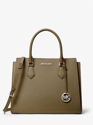  Hope Large Saffiano Leather Satchel : Clothing, Shoes