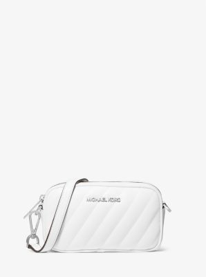 michael kors white quilted bag