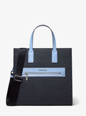 Michael Kors Kenly Large Signature Logo Tape Tote Bag