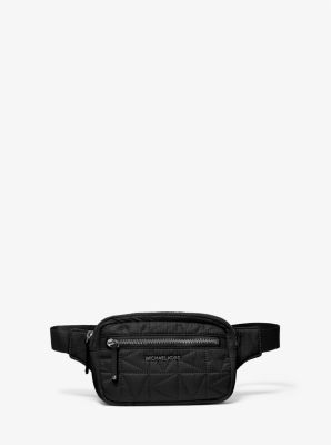 michael kors black belt bag