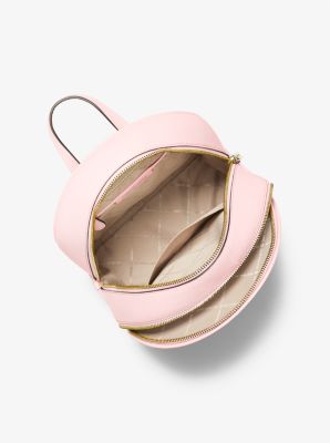 Michael kors pink online leather backpack