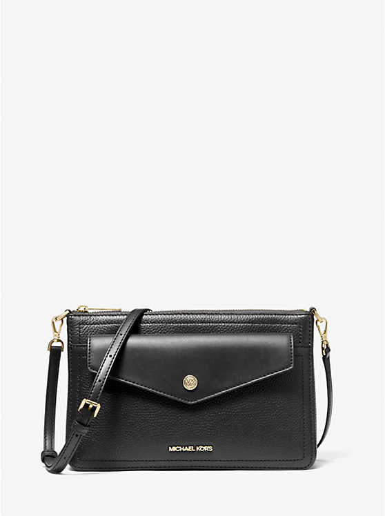 Maisie Medium Pebbled Leather 3-in-1 Crossbody Bag image number 1