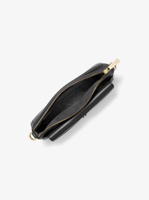 Michael Michael Kors Maisie Medium Pebbled Leather 3-in-1 Crossbody Bag -  Black