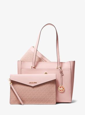 Maisie Large Pebbled Leather 3-in-1 Tote Bag | Michael Kors