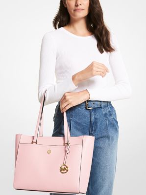 Michael Kors Maisie Large PebbledLeather 3-in-1 ToteBag PowderBlush Pi –  Gaby's Bags