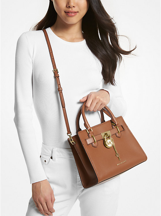 Hamilton Small Leather Satchel image number 2